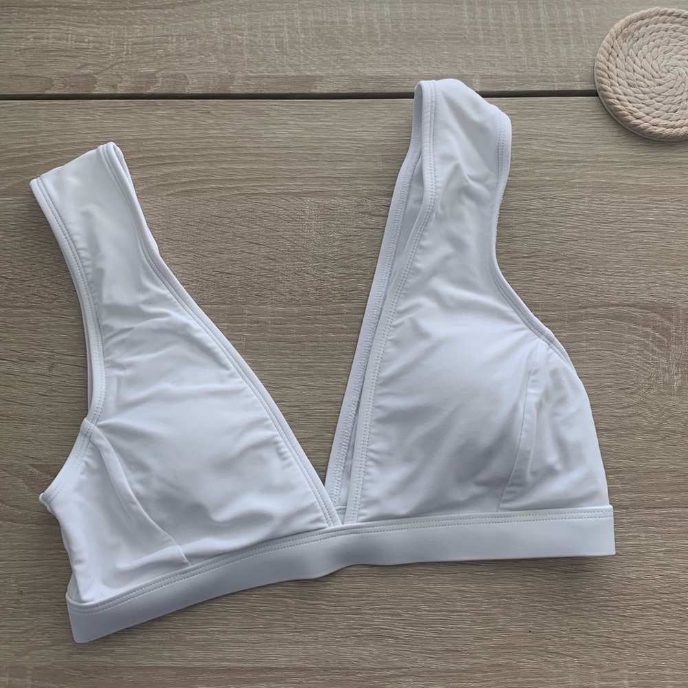 White BodyGlove bikini top